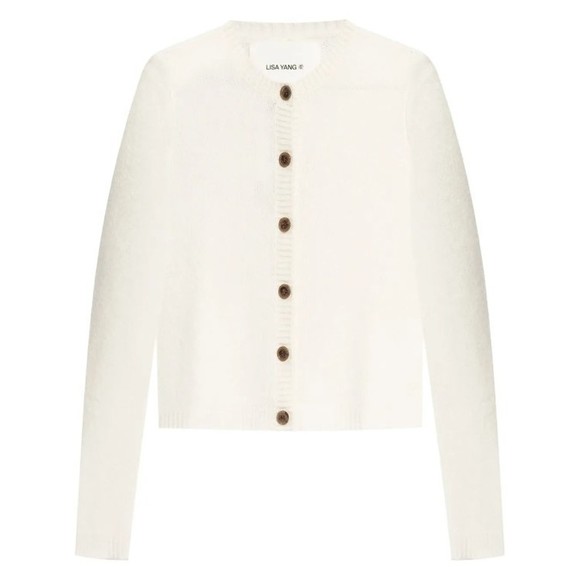 Lisa Yang Felicia Button-Fastening Cashmere Cardigan - NWT - Picture 1 of 4